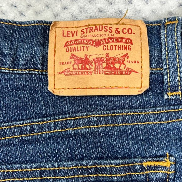 Levi's 550 Relaxed Boot Cut Denim Jeans Fit Size 18 - Picture 5 of 9